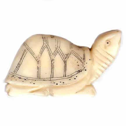 BONE TURTLE 27X53MM IVORY(15PCS)